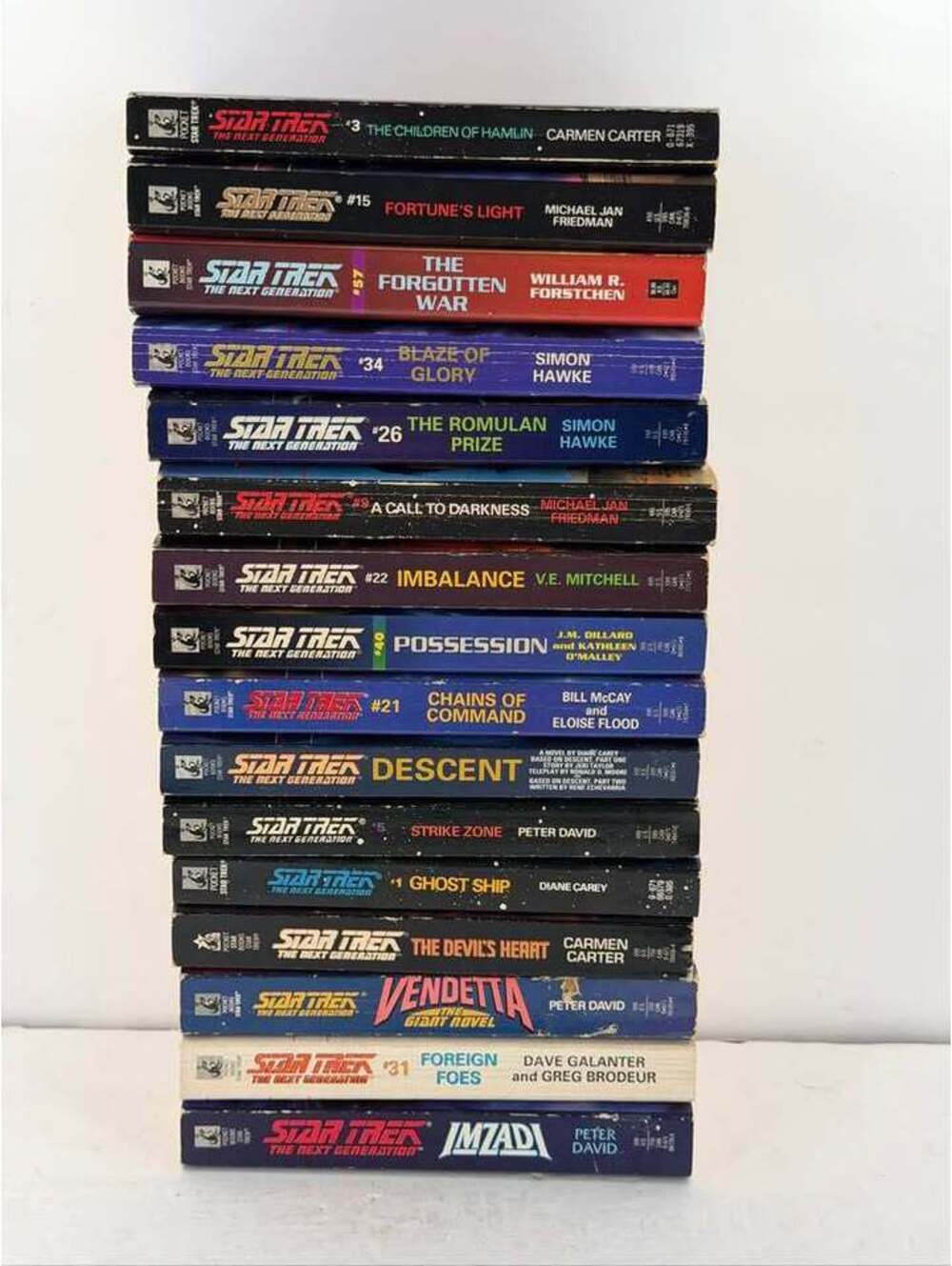 Star Trek: The Next Generation Pocket Books Novel Collection